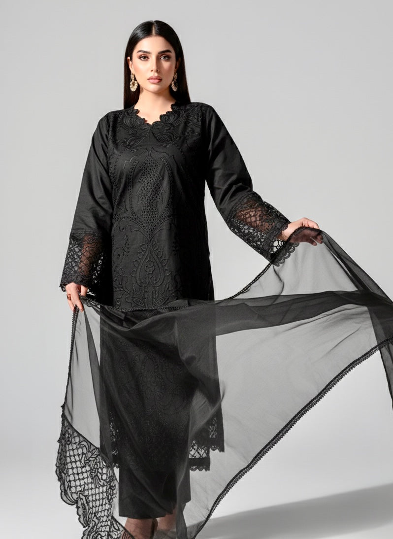 Black Shanzay 3pc