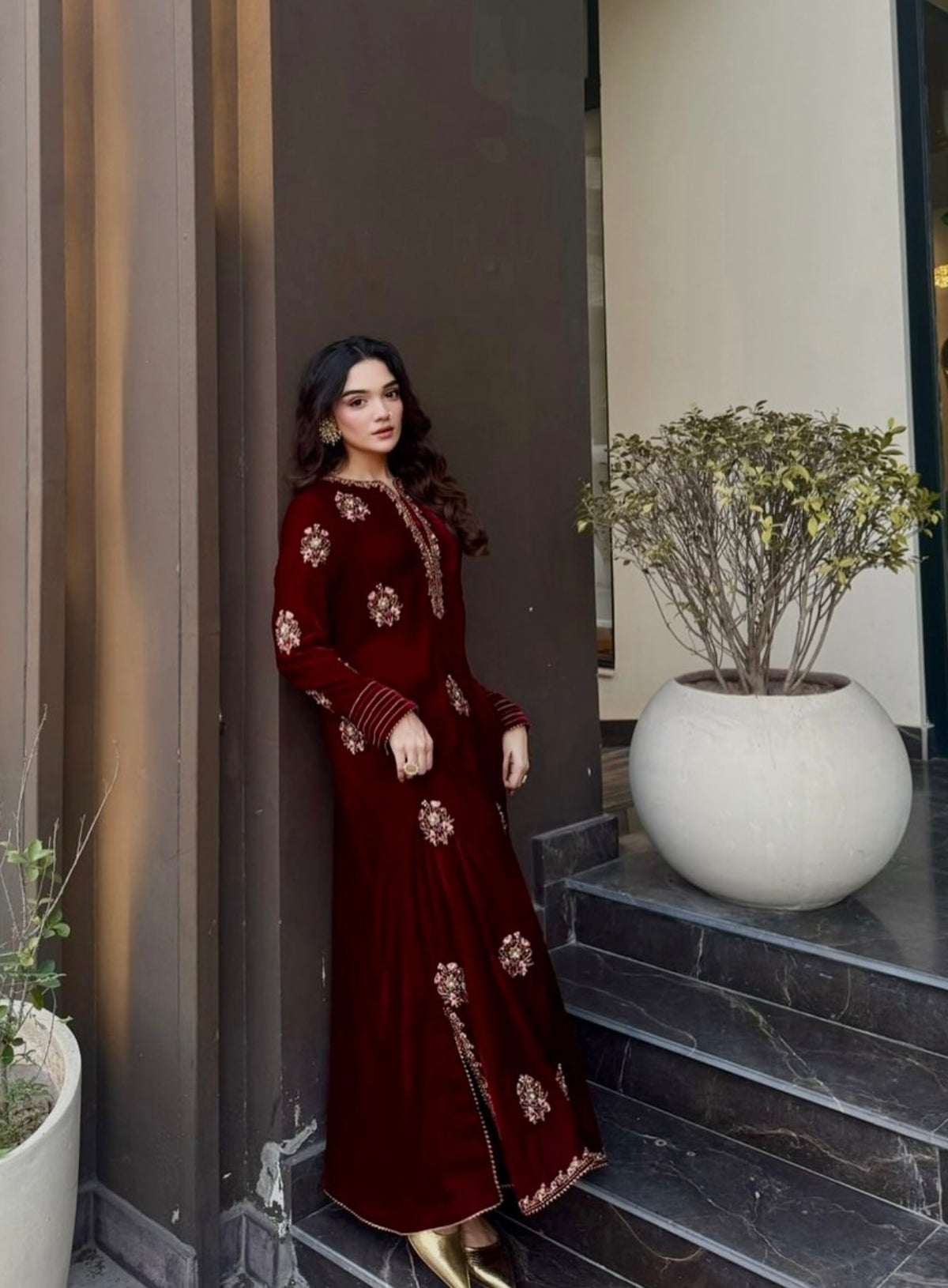 Diya Velvet 2PC