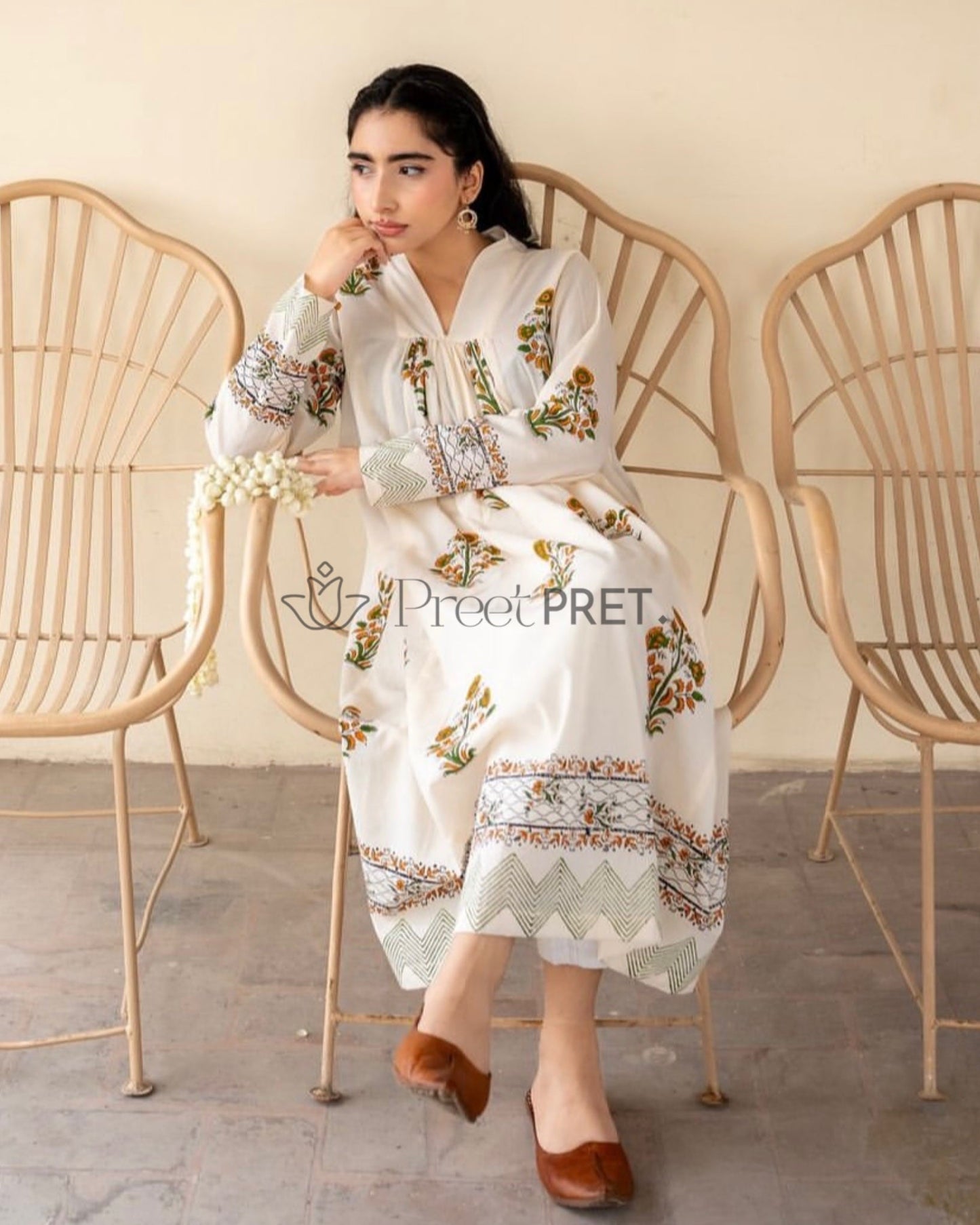 Gul-Dan 3 Piece Frock